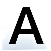 Stickerset 12 letters voor...
