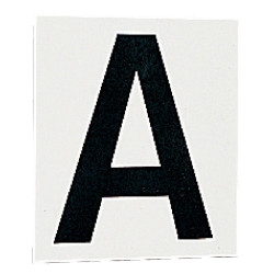 Jeu d'autocollants 12 lettres pour plaques ou panneaux de dressage La Gée