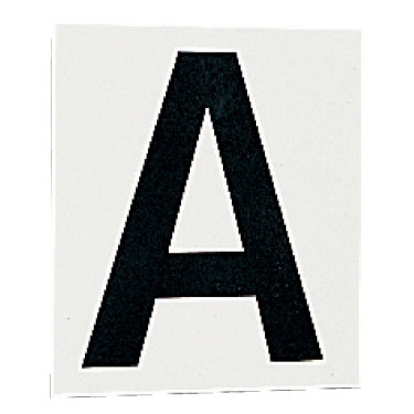 Jeu d'autocollants 12 lettres pour plaques ou panneaux de dressage La Gée Jeu d'autocollants 12 lettres pour plaques ou panneaux de dressage La Gée