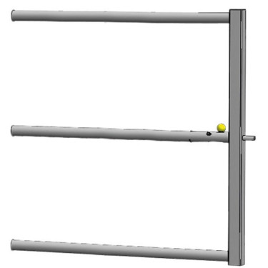 Panneau avant amovible avec verrou automatique pour barrière de stabulation La Gée Panneau avant amovible avec verrou automatique pour barrière de stabulation La Gée