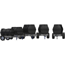 Citerne roulante pour tracteur 1500 L La Gée Citerne roulante pour tracteur 1500 L La Gée