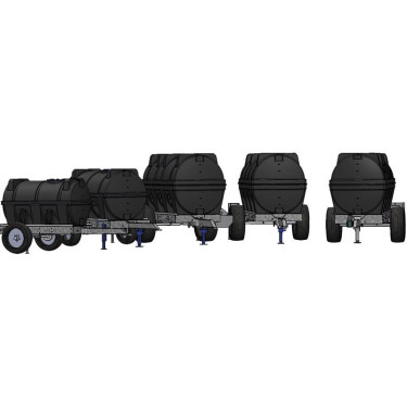 Roltank voor tractor 1000 L La Gée