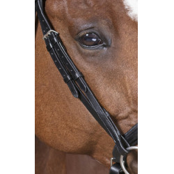 Bridon Norton Pro Strass Zwart Bridon Norton Pro Strass Zwart