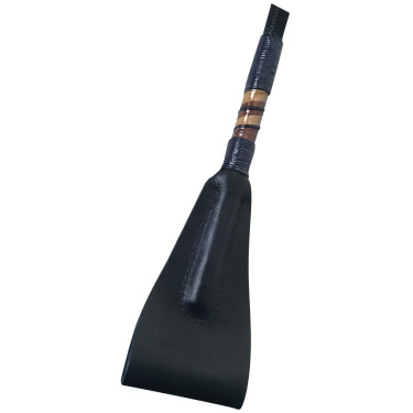 Korte Fleck-sjambok, handvat in nubuck