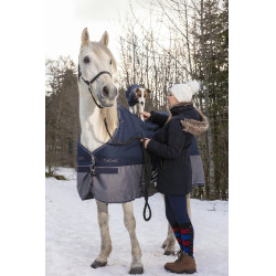 Couverture Equithème Tyrex 600D Belly Belt 300G