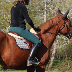 Pantalon Pénélope Point Sellier Vert forêt Pantalon Pénélope Point Sellier Vert forêt