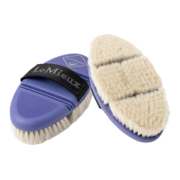 Brosse douce poils de chèvre Flexi LeMieux Bluebell Bleu Brosse douce poils de chèvre Flexi LeMieux Bluebell Bleu