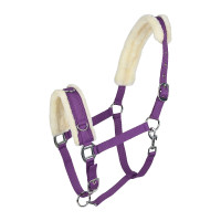 Caveçon Horze mouton Violet Caveçon Horze mouton Violet
