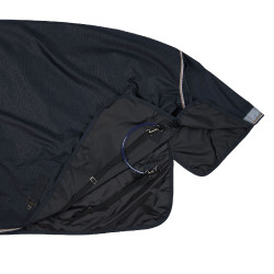 Couverture d'extérieur légère Georgina B Vertigo avec couvre-cou 150 g Bleu marine foncé