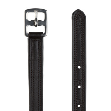 Étrivières cuir intérieur nylon Horze Marron foncé
