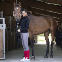 Fleecevest Equithème Lena Zwart Fleecevest Equithème Lena Zwart