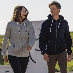 Sweat zippé Equithème Nicolas Bleu marine