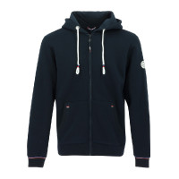 Sweat met rits Equithème Nicolas Marineblauw