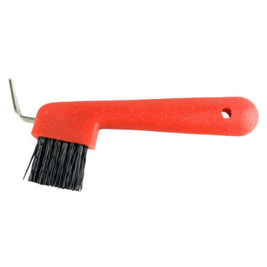 Cure-pied avec brosse Finn-Tack Rood