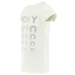 T-shirt Equithème Lise Ecru Beige