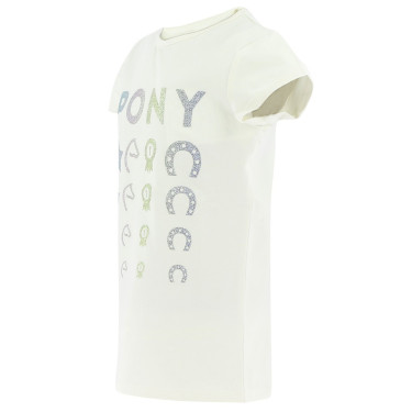 T-shirt Equithème Lise Ecru Beige
