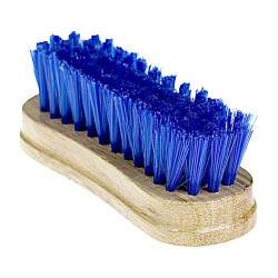 Brosse de tête Finn-Tack base bois Blauw
