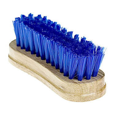 Brosse de tête Finn-Tack base bois Blauw