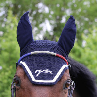 Frontaal Pénélope Shiny Zwart / blauw / wit / rood
