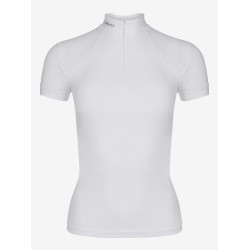 Polo de concours LeMieux Olivia manches courtes Blanc