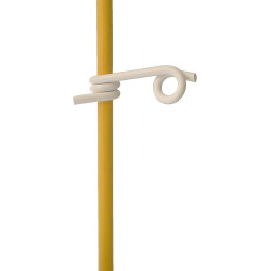 Varkensstaart isolator Ø 10 mm Lacmé per 50 Varkensstaart isolator Ø 10 mm Lacmé per 50