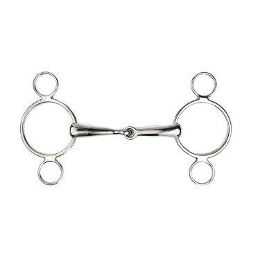 Mors réglable Metalab 3 anneaux Mors réglable Metalab 3 anneaux