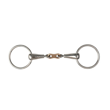Mors 2 anneaux Metalab Pinchless Bristol lien en cuivre Mors 2 anneaux Metalab Pinchless Bristol lien en cuivre