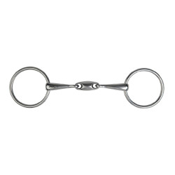 Mors de bride Metalab double brisure 14 mm Mors de bride Metalab double brisure 14 mm