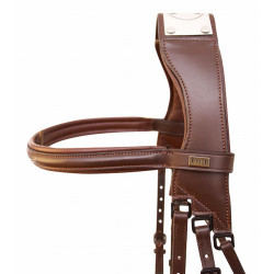 Hoofdstel met brug Raphaël T van T Donker Havana Bruin