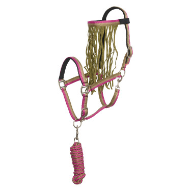 Licol et longe anti-mouches nylon Imperial Riding Licol et longe anti-mouches nylon Imperial Riding