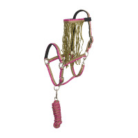 Halster en lange anti-vliegen nylon Imperial Riding Multi Bosgroen