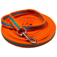 Longe de travail matelassée doux Imperial Riding Néon orange Longe de travail matelassée doux Imperial Riding Néon orange