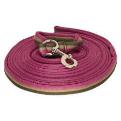 Gewatteerde zachte longeerpad Imperial Riding Extra Roze met bloemenmotief Gewatteerde zachte longeerpad Imperial Riding Extra Roze met bloemenmotief