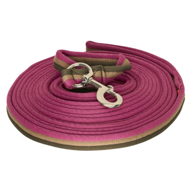 Gewatteerde zachte longeerpad Imperial Riding Extra Roze met bloemenmotief Gewatteerde zachte longeerpad Imperial Riding Extra Roze met bloemenmotief