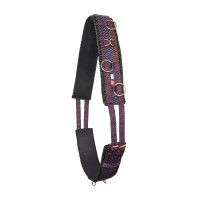 Nylon werk-singel Imperial Riding Deluxe Extra Roze met bloemenmotief