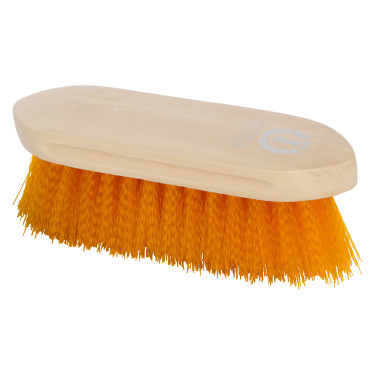 Imperial Riding Dandy brosse nylon dure avec dos bois verni Néon orange Imperial Riding Dandy brosse nylon dure avec dos bois verni Néon orange