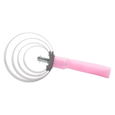 Ronde metalen rosborstel met handvat Imperial Riding