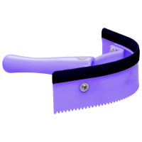 PVC gebogen warmte mes met rubber Imperial Riding Koninklijk Paars Violet
