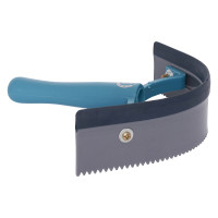 Couteau de chaleur cintré pvc avec caoutchouc Imperial Riding Bleu marine / argent