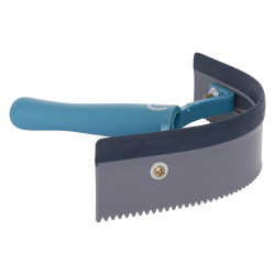 Couteau de chaleur cintré pvc avec caoutchouc Imperial Riding Bleu marine / argent