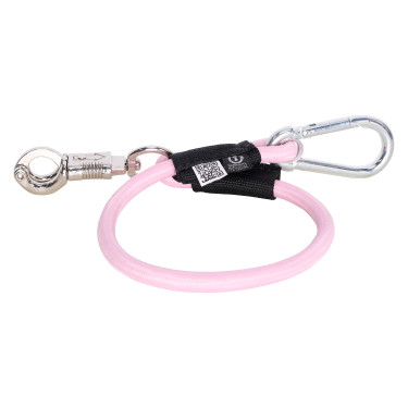 Longe d'attache Imperial Riding élastique pour camion 60 cm Rose