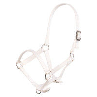Nylon veulenhalster met verstelbare kopriem en neusriem Imperial Riding Wit