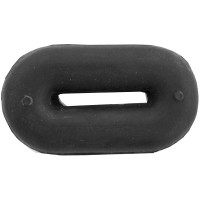 Stop de martingaal in rubber 28mm Imperial Riding Zwart