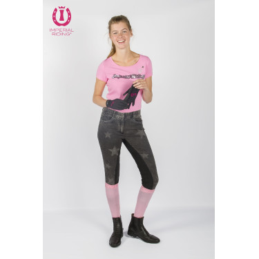 T-shirt Imperial Riding Bliss Roze