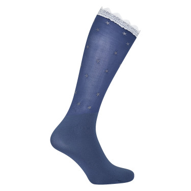 Sokken Imperial Riding Star Lace Marineblauw Sokken Imperial Riding Star Lace Marineblauw