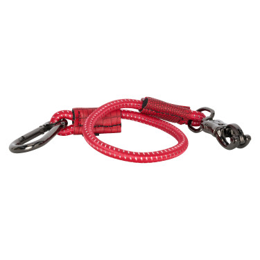 Longe d'attache élastique pour camion Imperial Riding Little Space 60cm Tango Red Rouge