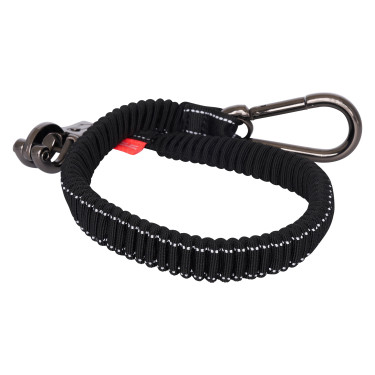 Longe d'attache pour camion Imperial Riding Flexi 60cm Noir / réfléchissant Longe d'attache pour camion Imperial Riding Flexi 60cm Noir / réfléchissant