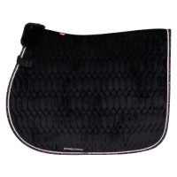 Tapis de selle Imperial Riding Ambient Flower Power Simplify mixte Fleur noir