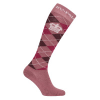 Argyle sokken HV Polo Mauve Violet
