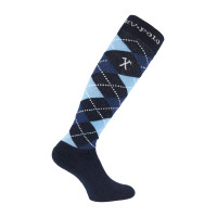 Argyle sokken HV Polo Marine / lucht / gemengd marine Blauw Argyle sokken HV Polo Marine / lucht / gemengd marine Blauw